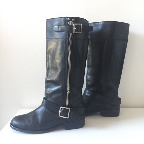 Coach Shoes - coach moto leather boot